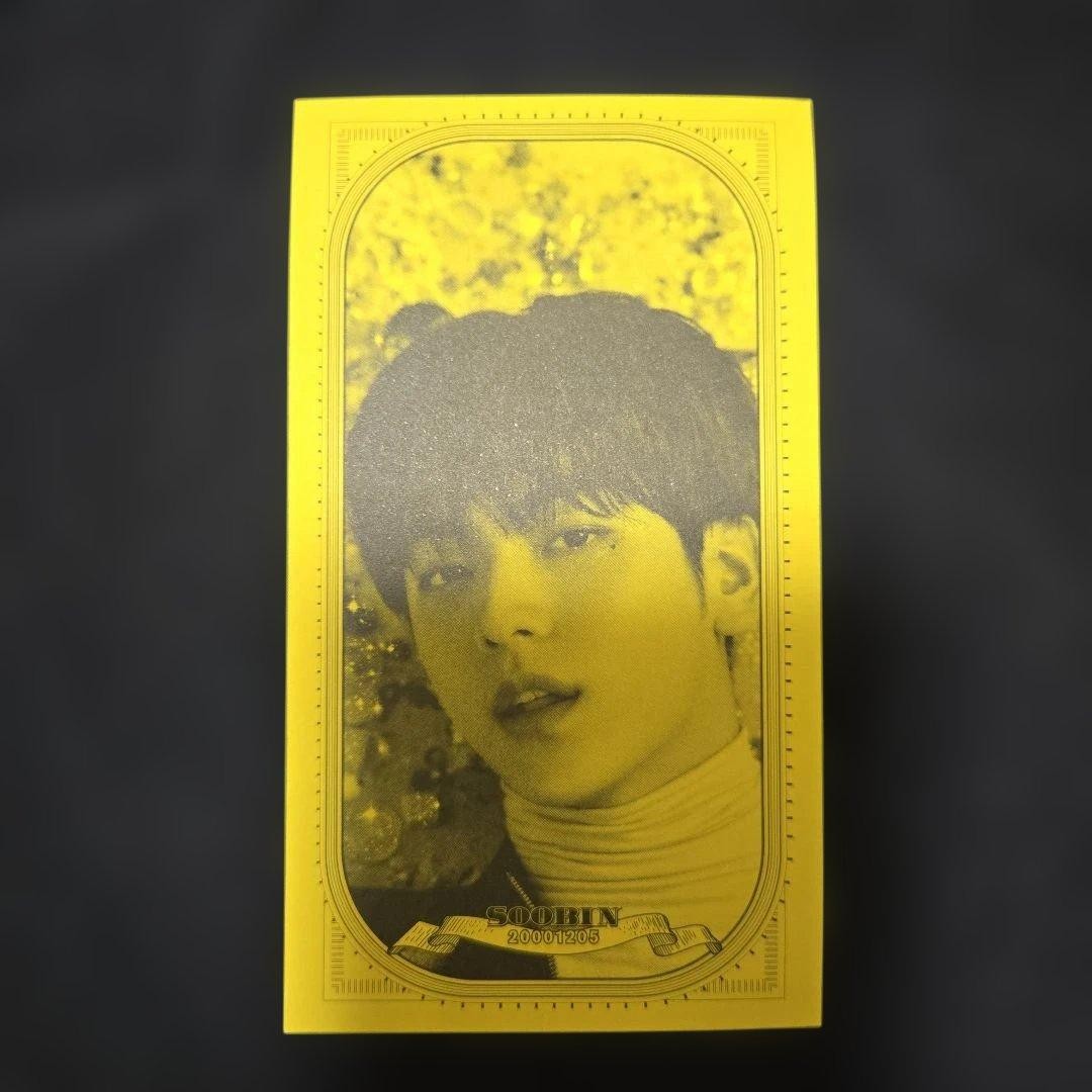 Txt ar card soobin k-pop k-pop collectible card