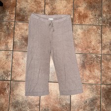 Barefoot Dreams Women  s CozyChic Ultra Lite Culotte Crop Knit Pants Size Large