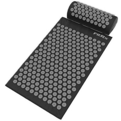 FitRx AcuPoint Acupressure Mat, Acupuncture Mat and Pillow Set for Back