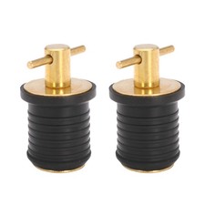 T-Handle Boat Plug Brass/Stainless Steel Boat Drain Plug Snap Handle Plug Rub...