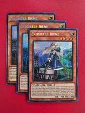 3x Yugioh MP23-EN254 Exosister Irene Secret Rare 1st Edition NM x3