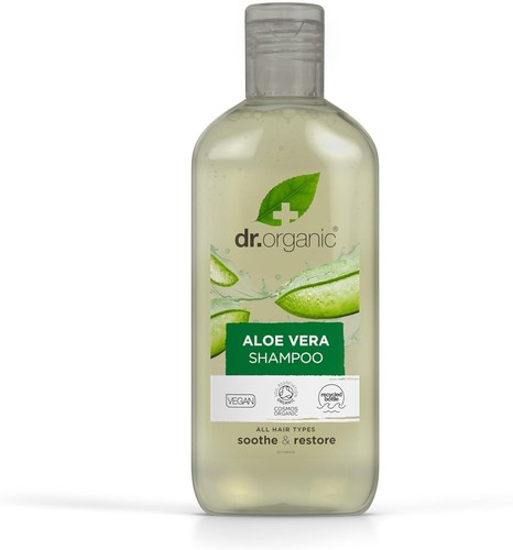 Dr Organic Aloe Vera Shampoo, Soothing, All Hair Types, 265 ml (Pack of 1) - Picture 1 of 12