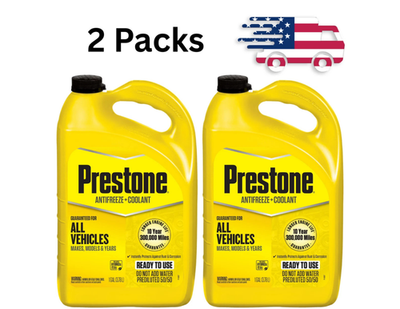 #ad #ad 2 pack Prestone Extended Life Prediluted Antifreeze Coolant Universal Use $100.00