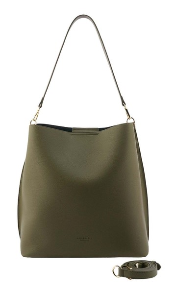 Seidenfelt Manufaktur Meloy Hobo Bag Schultertasche Tasche Olive OlivgrüN Neu-image