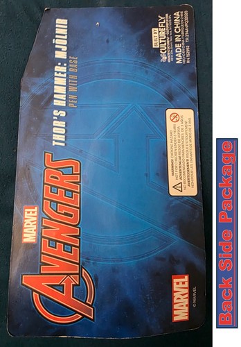 CultureFly Marvel Avengers Thors Hammer Mjolnir PEN w Base NEW SEALED - Picture 6 of 6