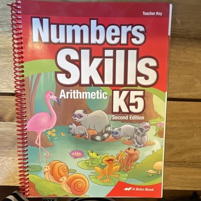Abeka Numbers Skills Arithmetic K5 Teacher Key 2nd Ed Spiral 99422004