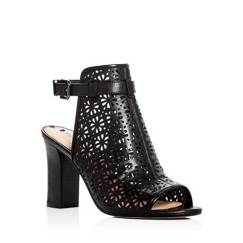 Fleura Black Leather Via Spiga Sandal - Picture 8 of 8