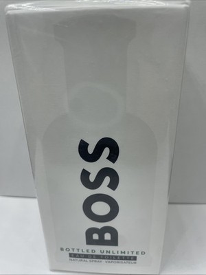 BOSS #6 BOSS BOTTLED UNLIMITED Cologne for Men EDT SPRAY 3.3 oz/100 ml SEALED