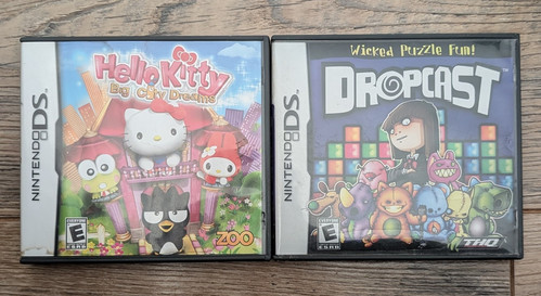 Hello Kitty Big City Dreams DS COMPLETE & Dropcast Puzzle Game No Manual - Picture 1 of 9
