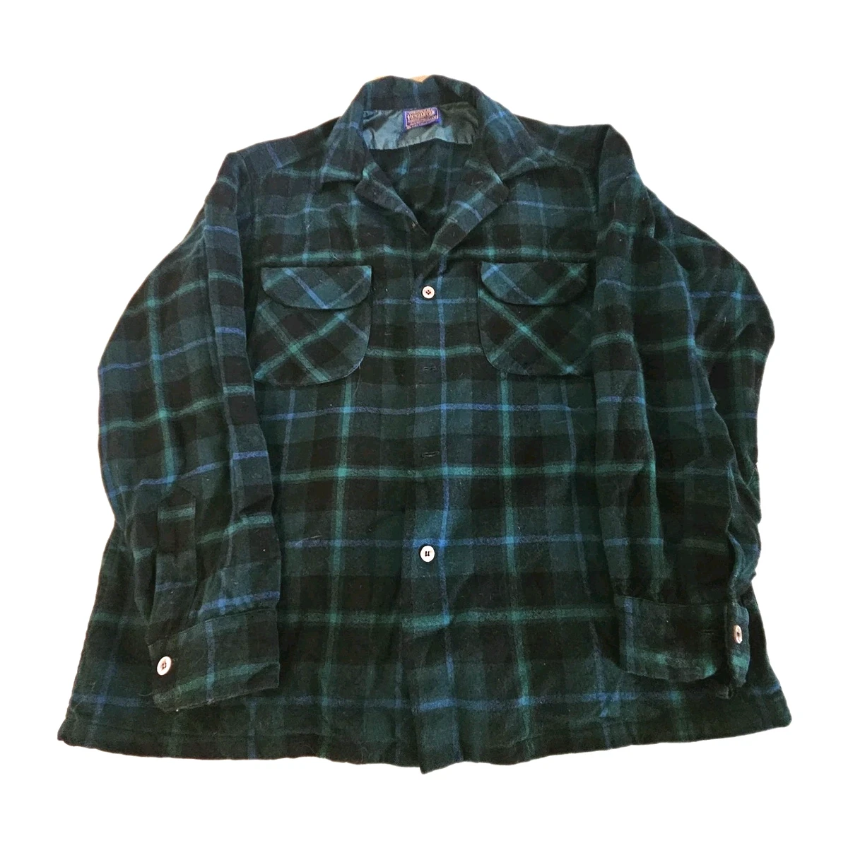 Regular Size XL 100% Wool Vintage Casual Shirts for Men for sale