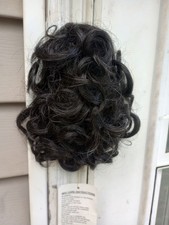 Two Claw Clip In Hair Pieces Same Color Different Style Black With 10 Silver