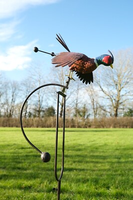 Pheasant Bird Rocking Balancing Garden Ornament Decoration Flying ...