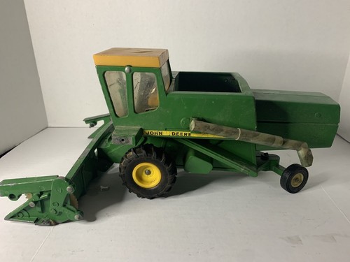 John Deere Farm Vintage Toy Tractor 6600 Combine 1/24 Ertl Heavy Duty - Picture 4 of 5