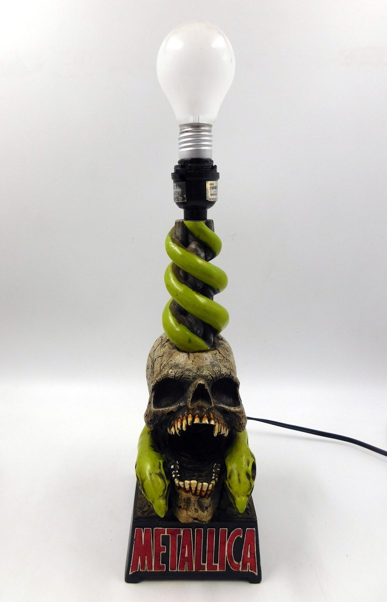 Metallica Skull & Snake Lamp Vintage 2002 | eBay