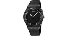 Swatch Women's Originals SUOB131 Black Silicone Swiss Quartz Watch no box