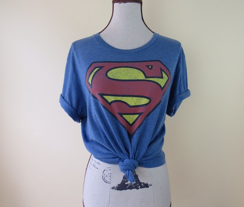 Taglia: S OLD NAVY COLLECTABILITEES Super Man T-Shirt Blu Manica Corta Relaxed - Foto 3 di 10