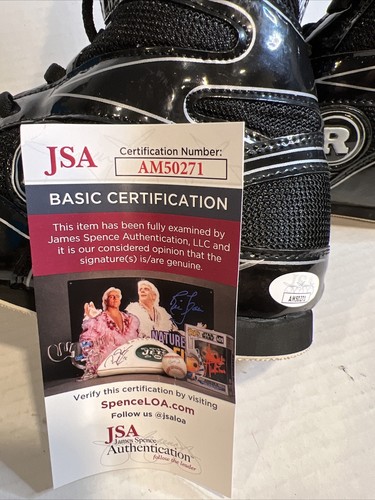 Mike Tyson Signed Professional Ringside Boxing Shoes JSA & Fiterman COA Sticker - Picture 4 of 9