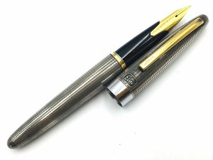 pilot elite fountain pen sterling silver 18k gold