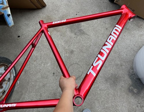 Frameset Aluminum Fixed Gear Frame and Fork Track Fixie Bike Single Speed - Picture 7 of 22