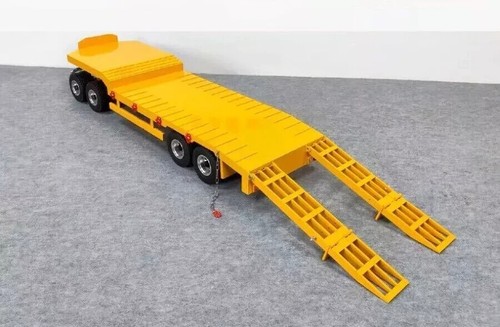 1/14 2 + 2 Axle Custom Made FULLY STAINLESS STEEL Trailer PAINTED NIB - Picture 3 of 16