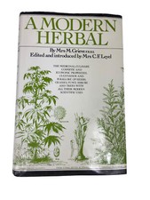 A Modern Herbal by Mrs M. Grieve (HC, 1996) DJ Medicinal Culinary Cosmetic VTG