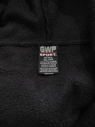GWP Brand Herren Totenkopf Skelett Schwarz Hoodie Full Zip Jacke Schwarz 2XL XXL - Bild 5 von 11