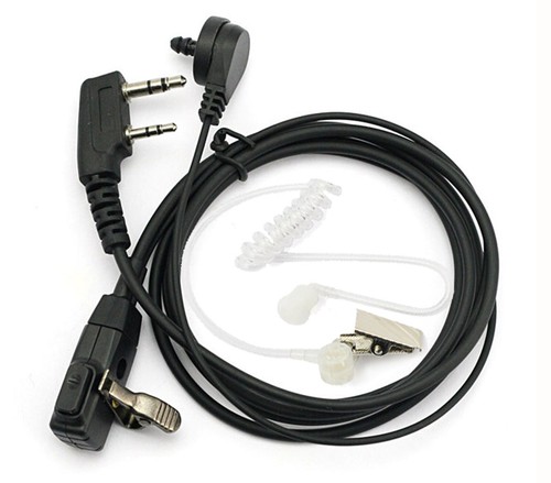 6 szt. Air Acoustic Słuchawka Zestaw słuchawkowy do 2-drożnych radia Walkie Talkie 2-Pin Słuchawki - Zdjęcie 2 z 14