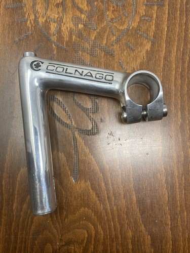 Vintage 3TTT Colnago Tricolour Panto Silver Quill Stem 100mm Rare Nice D - Picture 9 of 9