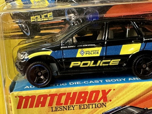 Matchbox Lesney Edition BMW X5 Police 2011 Edition 1:64 Diecast NEW NIP RARE - Picture 4 of 12