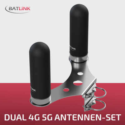 MAO5Gv2-DUAL LTE-Set Mobilfunkantennen Outdoor Extender boost Mast-Befestigung