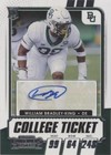 2021 Panini Contenders Draft Picks William Bradley-King #235
