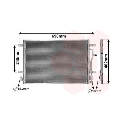 VAN WEZEL Condenseur, Clmatsaton Compatblte Avec BMW 06005363