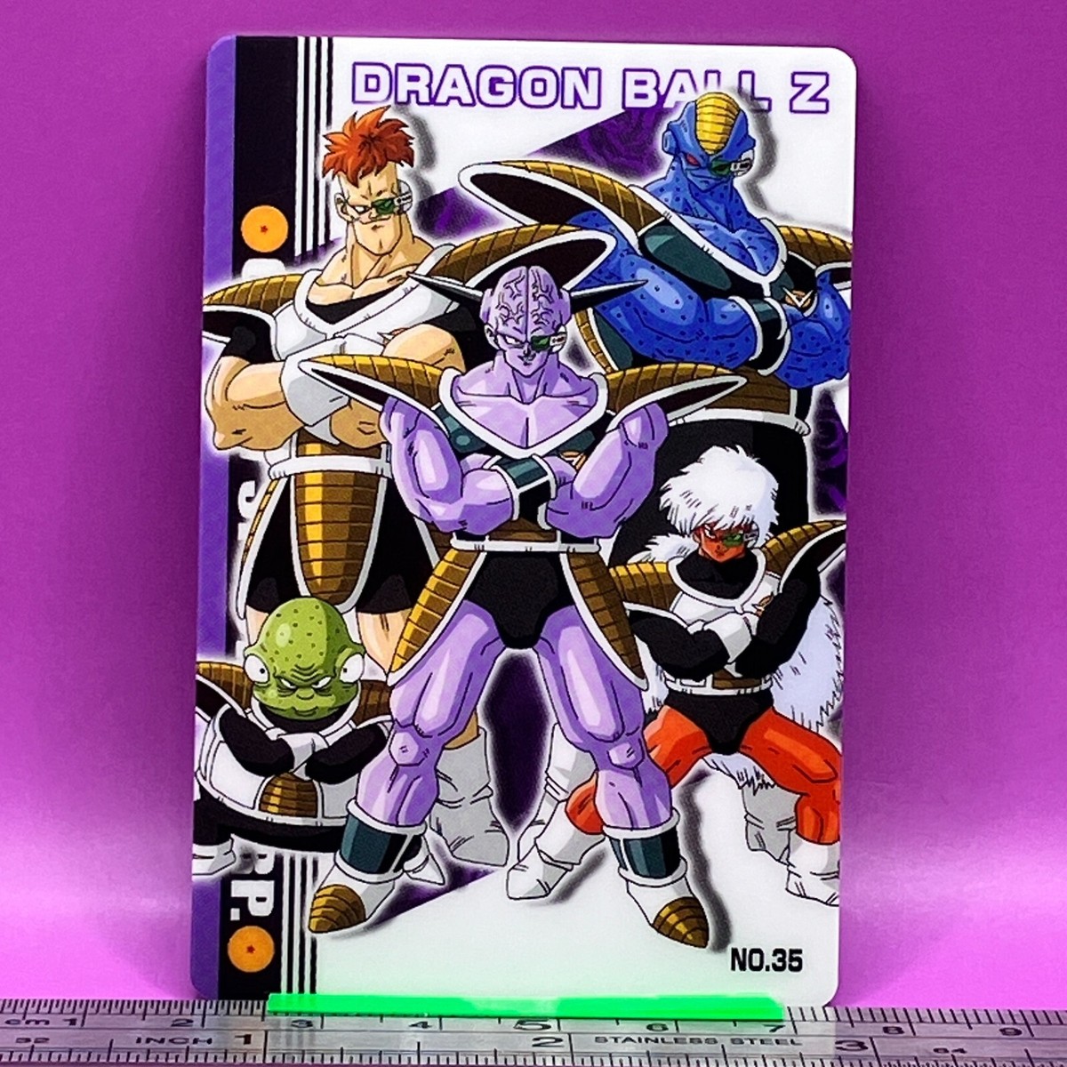 ドラゴンボール35 Ginyu Force 35 Dragon Ball Wafer Card DBZ Carte BANDAI 2004