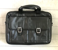 SAMSONITE Padded Laptop Travel Bag ~ Zippered Many Compartments ~ Black ~ EXC!