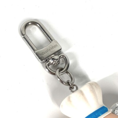 Louis Vuitton キーホルダー ブラック LOUIS VUITTON - 【中古】ルイヴィトン キーチェーン