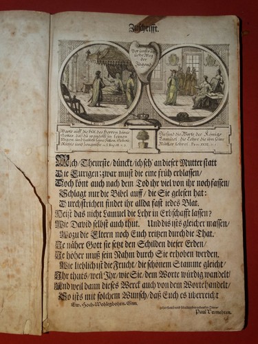 Libro Gesù e la sua Chiesa Apostoli Moltiplicano Padenehr incisione su rame ~1713 - Foto 2 di 9