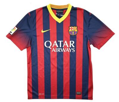 FC Barcelona Nike シャツ 背番号14 L Nike 2013-14 FC BARCELONA *PIQUE* SHIRT TRIKOT M | eBay