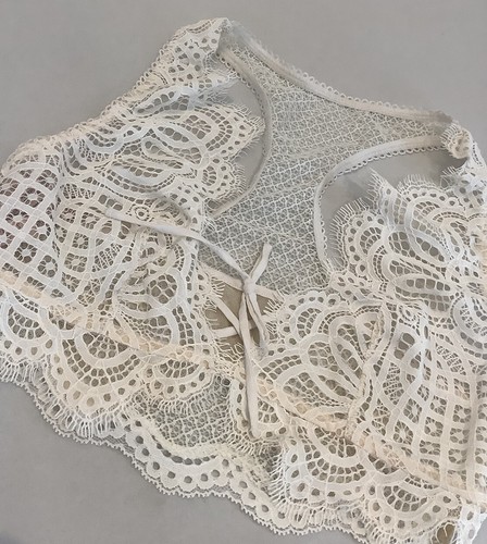 Victoria’s Secret Dream Angels Cream Lace Unpadded Bralette Set - Size XS - BNWT - Picture 3 of 5