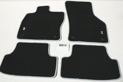 New OEM Genuine VW Golf R Model 2015-2021 Floor Mats 5G1061325041 Black Silver