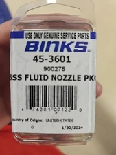 NEW Binks 45-3601 36SS Fluid Nozzle 900275