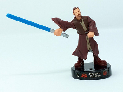 Obi-Wan Kenobi 2005 Attacktix 3.25'' figure Star Wars game piece 30 LFL Hasbro