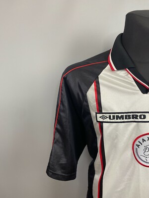 AJAX 1998 1999 AWAY SHIRT FOOTBALL SOCCER JERSEY UMBRO MENS
