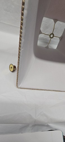 Lamp Shade Rust Small Square Sided 5" Top x 10" Bottom x 9" Height (Spider) - Picture 10 of 24