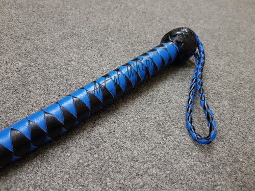 Handmade Cowhide Leather Flogger 3 Ft Bullwhip Single Dragon Tail Spanking Whip - Picture 4 of 6