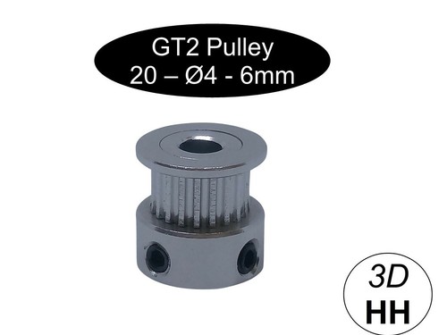 6mm GT2 Zahnrad Pulley Ritzel Scheibe ver. Zähne und ver. Ø GT-2 SOFORTVERSAND - Photo 18/89