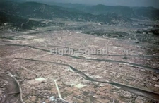 WW2 Picture Photo Aerial view of Hiroshima Atomic Bomb Damage 8401