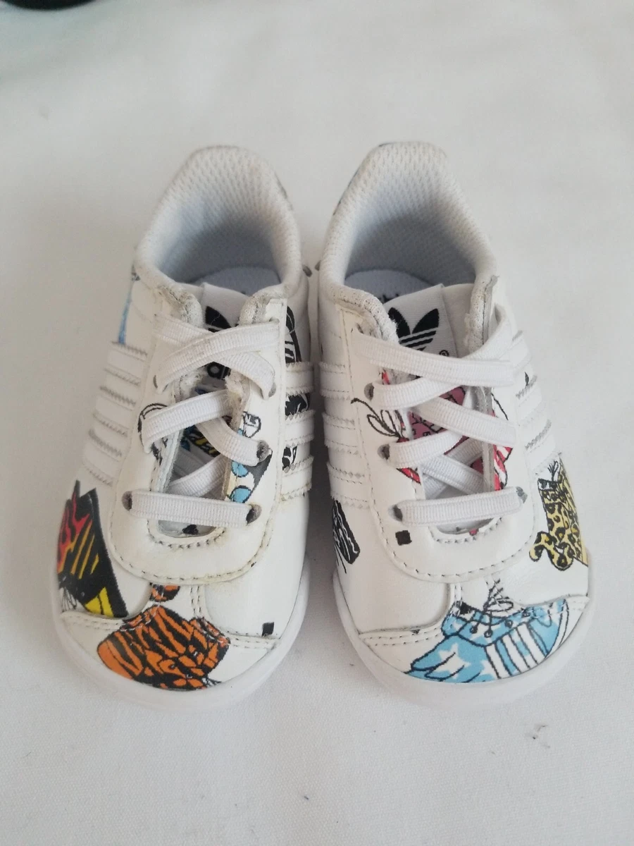 segment Postbud Ekspression Adidas Originals Jeremy Scott Infant Crib Shoes S77812 Size 3 | eBay