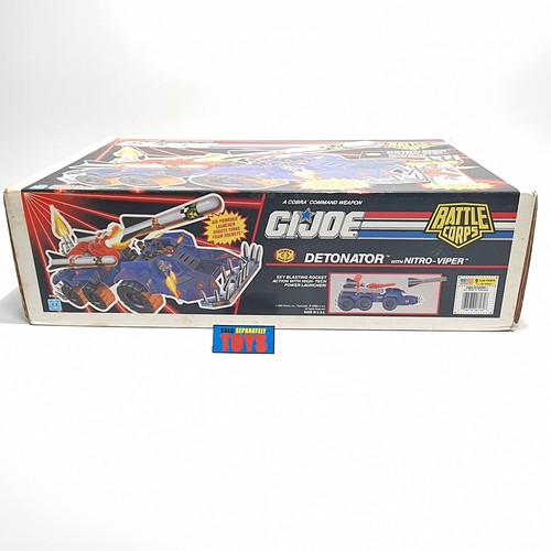 GI Joe DETONATOR & Nitro Viper 1993 Battle Corps vehicle SEALED BOX - Picture 7 of 12