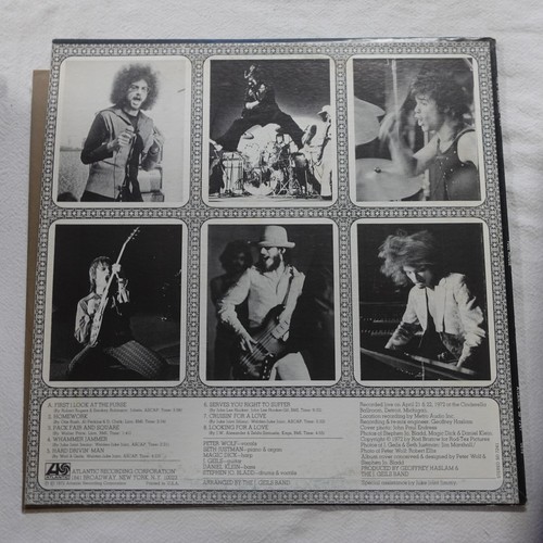 The J Giels Band Full House Live LP Vinyl Record Album - Picture 2 of 4
