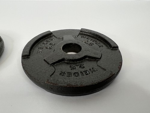 Weider 2.5 lb X 2 (5 lbs Total) Standard Barbell Weight Plates - Picture 14 of 18